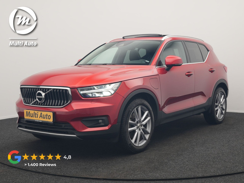 Volvo XC40 T5 Recharge Inscription PHEV 262pk Dealer O.H | Trekhaak af Fabriek | Panodak | Adaptive Cruise | Lederen Sportstoelen Verwarmd | 19"L.M | Camera | Keyless | Apple Carplay | Plug In Hybrid