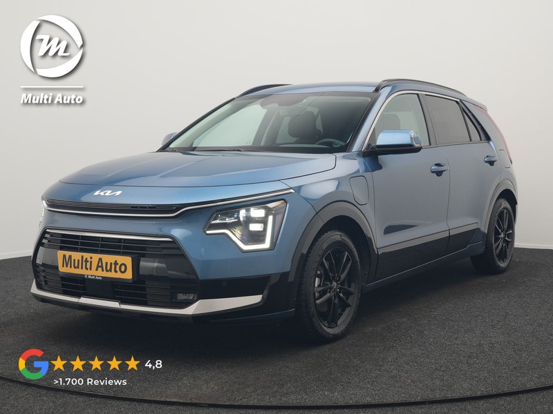 Kia Niro 1.6 GDi DynamicLine PHEV 182pk Dealer O.H. | Trekhaak Afn. | Adaptive Cruise | Camera | Sportstoelen & Stuur Verwarmd | Keyless | Blis | Sfeerverlichting | Apple Carplay | Navigatie | DAB | Virtual | LED Koplampen | Plug In Hybrid |