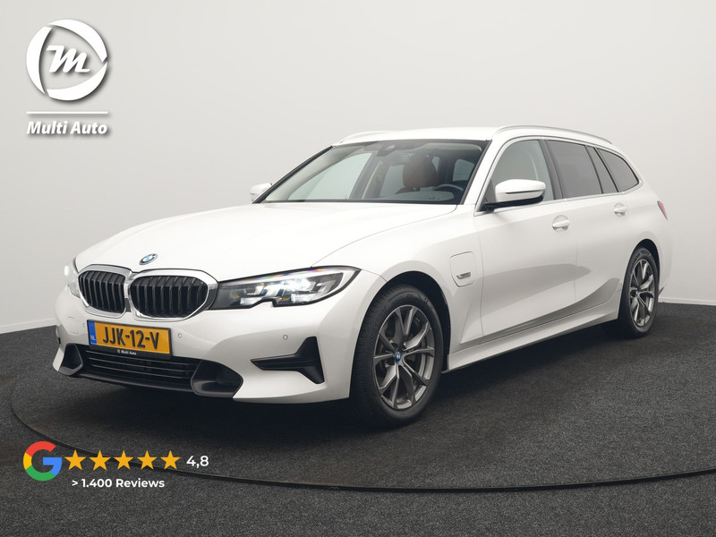 BMW 3-serie Touring 320e Sportline PHEV 204pk SOH 91.4% Dealer O.H | Lederen Sportstoelen Verwarmd | Sfeerverlichting | Apple Carplay | Navigatie | Cruise Control | Virtual | DAB |  Plug In Hybrid