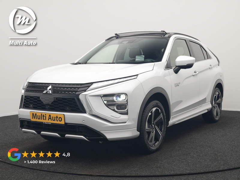 Mitsubishi Eclipse Cross 2.4 Instyle PHEV 188pk Dealer O.H. | Trekhaak Af Fabriek | Panodak | Head Up | Adaptive Cruise | 360 Camera | Lederen Sportstoelen Verwarmd | Keyless | Stuur Verwarmd | Apple Carplay | Blis | Navigatie | DAB | Plug In Hybrid |