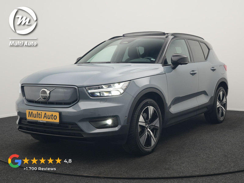 Volvo XC40 Recharge Pro 69kWh 231pk Dealer O.H. | Panodak | 360 Camera | Adaptive Cruise | Harman / Kardon | Alcantara Sportstoelen Memory & Verwarmd | Google Assistent | Stuur Verwarmd | Keyless | Blis | DAB |