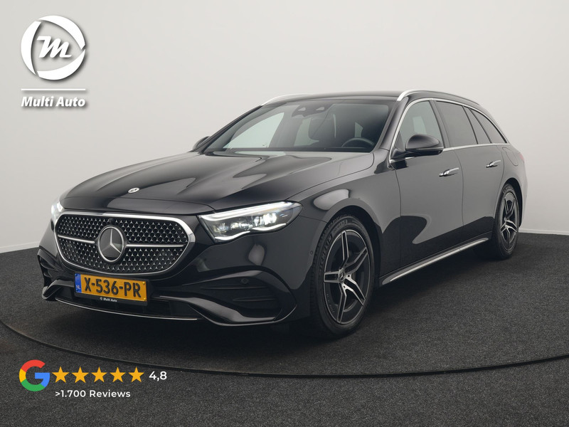 Mercedes-Benz E-klasse Estate 300 e AMG Line PHEV 313pk Dealer O.H. | Trekhaak Af Fabriek | Adaptive Cruise | 360 Camera | Digital Light | Alcantara Sportstoelen Memory & Verwarmd | Sfeerverlichting | Keyless | Blis | Navigatie | DAB | Plug In Hybrid |