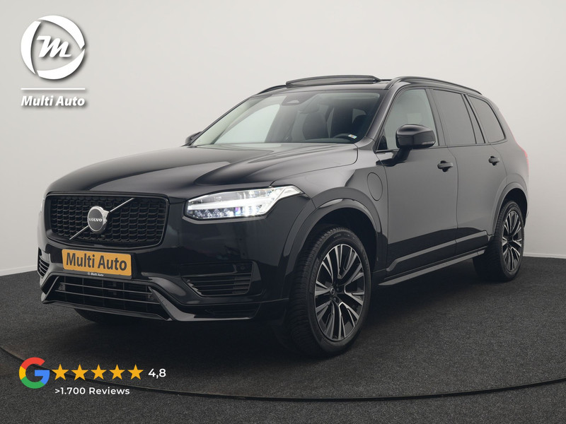 Volvo XC90 T8 Recharge AWD R-Design 7 Persoons PHEV 455pk | Panodak | Adaptive Cruise | Camera | Harman / Kardon | Lederen Sportstoelen Memory & Verwarmd | Google Assistent | Stuur Verwarmd | Keyless | Blis | Plug In Hybrid |