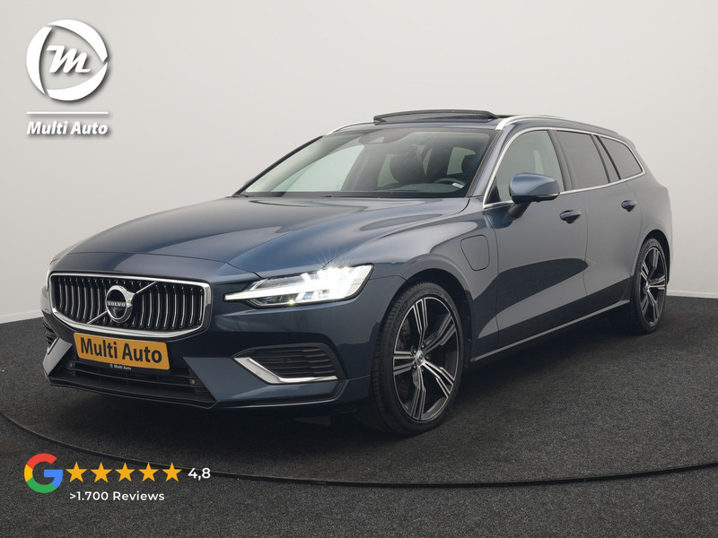 Volvo V60 T6 Recharge AWD Inscription PHEV 340pk Dealer O.H. | Panodak | Head Up | 360 Camera | Adaptive Cruise | Harman / Kardon | Lederen Sportstoelen Ventilatie & Memory | Keyless | Stoelen & Stuur Verwarmd | Apple Carplay | Navigatie | DAB | Plug In Hybrid |