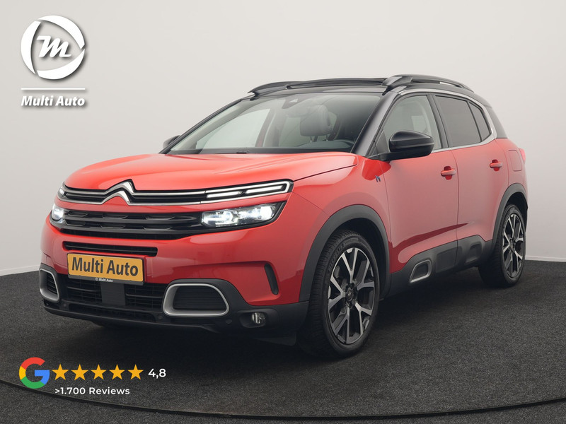 Citroën C5 Aircross 1.6 Shine PHEV 225pk Dealer O.H. | Panodak | Adaptive Cruise | 360 Camera | Lederen Comfortzetels Massage & Memory | Keyless | Blis | Stoelverwarming | 19"L.M | Navigatie | DAB | Plug In Hybrid |
