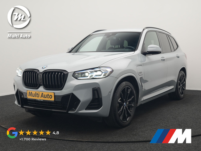 BMW X3 xDrive30e M Sport PHEV 293pk Dealer O.H. | Head Up | Laser LED | 360 Camera | Lederen Sportstoelen Verwarmd | Keyless | Blis | Apple Carplay | Hifi Audio | Sfeerverlichting | Navigatie | DAB | Cruise Control | 20"L.M | Plug In Hybrid |