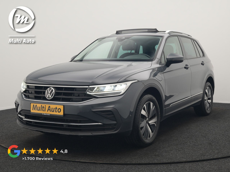 Volkswagen Tiguan 1.4 TSI eHybrid Life PHEV 245pk Dealer O.H. | Trekhaak Af Fabriek | Panodak | Adaptive Cruise | Camera | Alcantara Sportstoelen Massage & Verwarmd | Stuur Verwarmd | Apple Carplay | Sfeerverlichting | Navigatie | DAB | Plug In Hybrid |