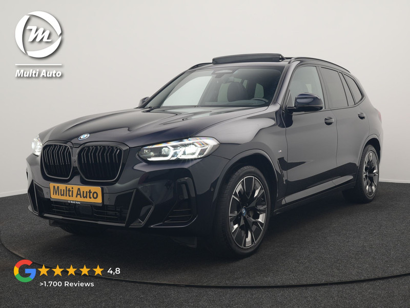 BMW iX3 M Sport High Executive 80 kWh 286pk Dealer O.H | Panodak | Adaptive Cruise | 360 Camera | Head Up | Harman / Kardon | Lederen Sportstoelen Memory & Verwarmd | Blis | Keyless | Pilot Assist | Apple Carplay | Navigatie | Virtual | DAB | 20"L.M |