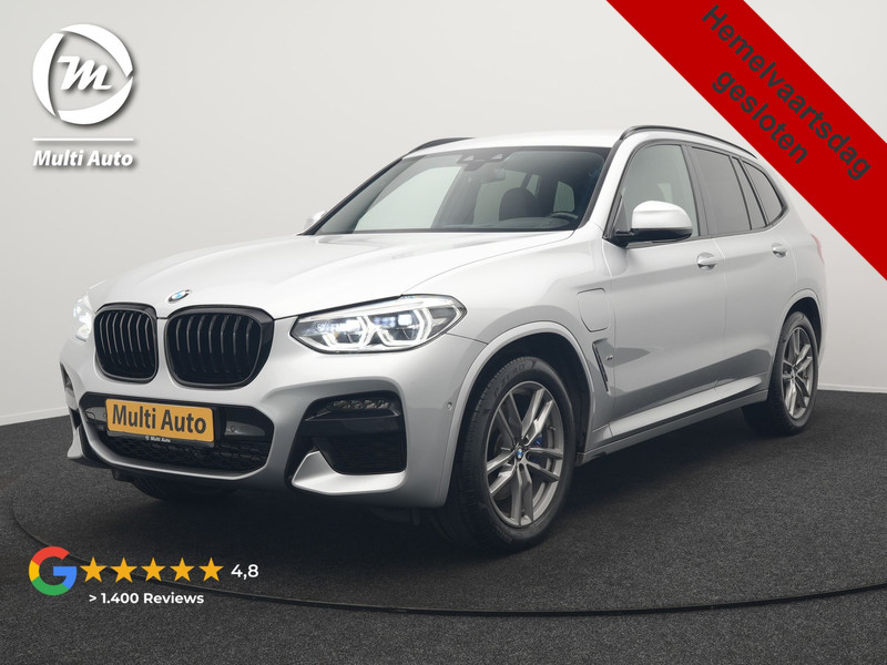 BMW X3 xDrive30e M Sport PHEV 293pk Dealer O.H. | Trekhaak Af Fabriek | Head Up | Camera | Sportstoelen Verwarmd | Apple Carplay | Keyless | Blis | Sfeerverlichting | Virtual | Navigatie | DAB | Plug In Hybrid