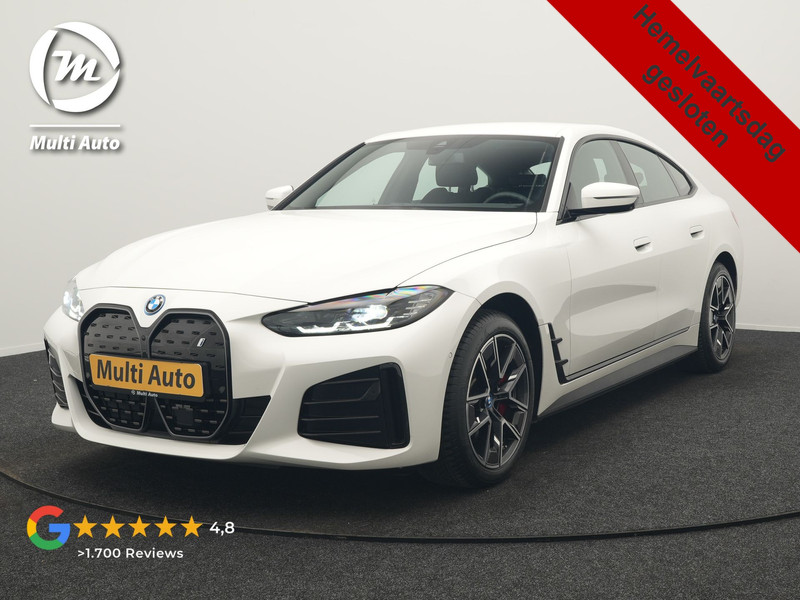 BMW i4 eDrive35 M Sport PRO 70 kWh 286pk Dealer O.H | Trekhaak Af Fabriek | Adaptive Cruise | 360 Camera | Alcantara Sportstoelen Verwarmd | Widescreen Navi | Apple Carplay | Virtual | DAB | 18" L.M |