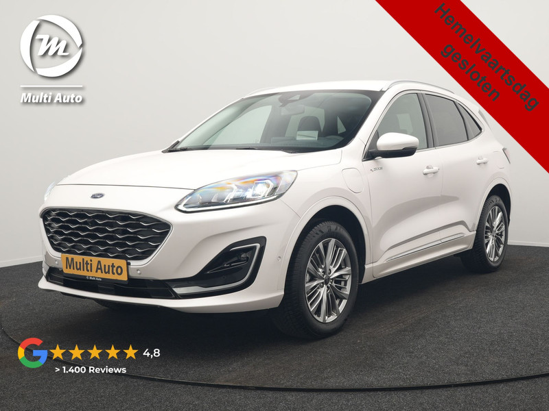 Ford Kuga 2.5 Vignale PHEV 225pk Dealer O.H. | Adaptive Cruise | Head Up | 360 Camera | Bang & Olufsen | Lederen Sportstoelen Memory & Verwarmd | Stuur Verwarmd | Apple Carplay | Keyless | Blis | Navigatie | DAB | Virtual | Plug In Hybrid