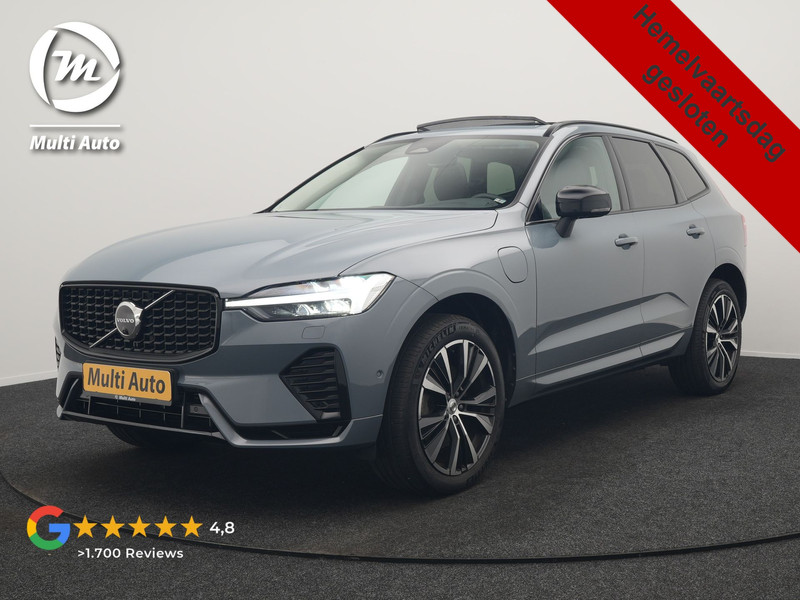 Volvo XC60 T6 AWD Plus Dark PHEV 350pk Dealer O.H. | Trekhaak Af Fabriek | Panodak | 360 Camera | Adaptive Cruise | Harman / Kardon | Lederen Sportstoelen Memory & Verwarmd | 20'' L.M. | Keyless | Blis | Google Assistant | Apple Carplay | Stuurverwarming | DAB | Plug In Hybrid |