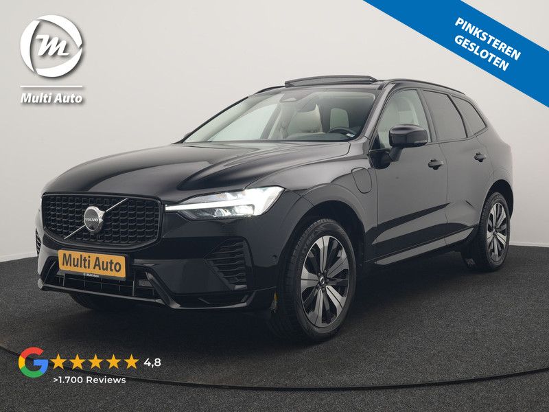 Volvo XC60 T6 AWD R-Design LONG RANGE PHEV 350pk Dealer O.H. | Trekhaak Af Fabriek | Panodak | Adaptive Cruise | 360 Camera | Harman / Kardon | Lederen Sportstoelen Memory & Verwarmd | Blis | Keyless | Google Assistent | Apple Carplay | DAB | Plug In Hybrid |