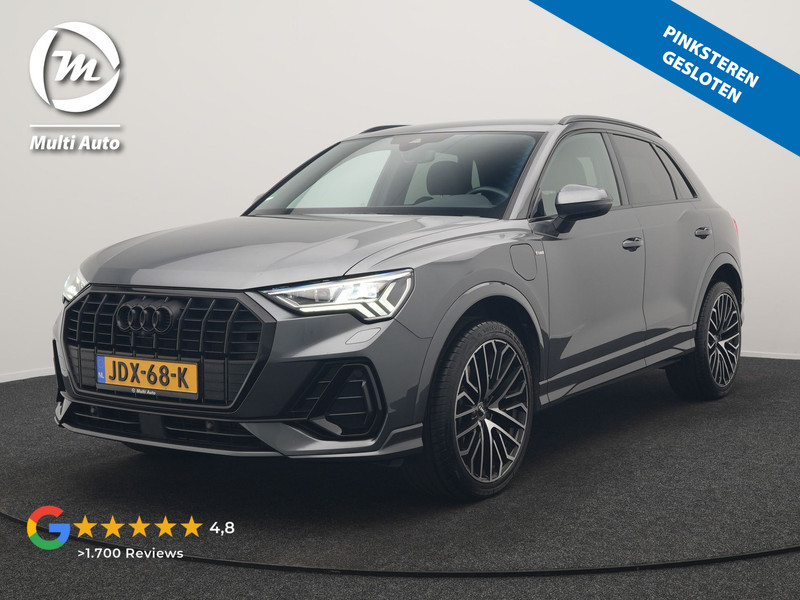 Audi Q3 45 TFSI e 2x S Line PHEV 245pk Dealer O.H. | Trekhaak Afn. | Adaptive Cruise | 360 Camera | Matrix LED | Sportstoelen Memory & Verwarmd | Keyless | Blis | Apple Carplay | Sfeerverlichting | 20"L.M | Navigatie | DAB | Plug In Hybrid |
