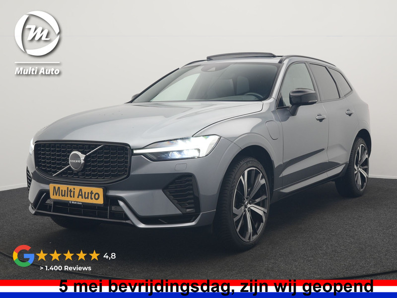 Volvo XC60 T6 AWD R-Design PHEV 350pk Dealer O.H. | Panodak | Adaptive Cruise | Camera | Lederen Sportstoelen Memory & Verwarmd | Harman / Kardon | Stuur Verwarmd | 21"L.M | Apple Carplay | Keyless | Blis | Navigatie | DAB | Plug In Hybrid