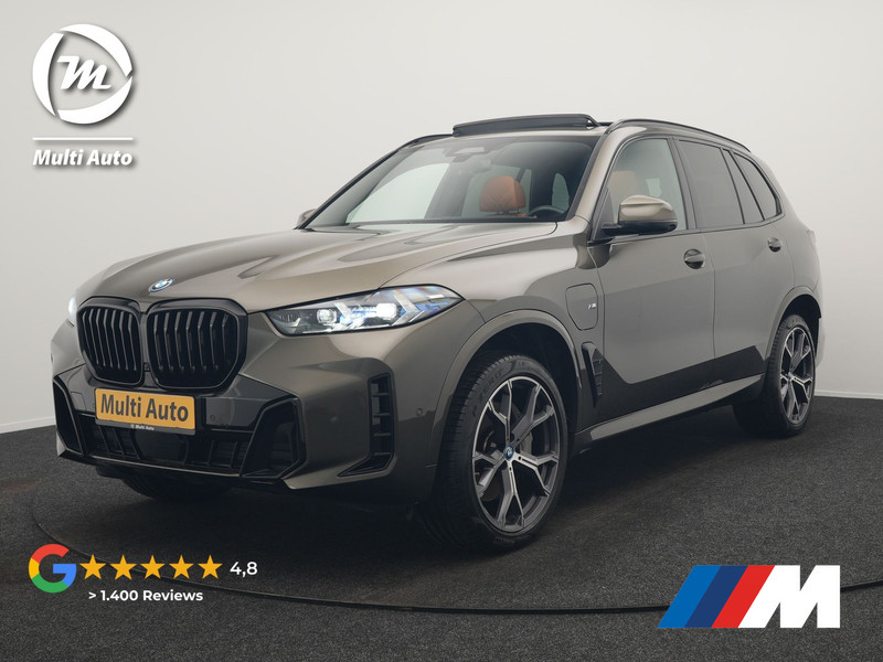 BMW X5 xDrive50e M Sport PHEV 490pk | SOH 96,3 Dealer O.H. | Panodak | Luchtvering | Laser LED | Adaptive Cruise | Harman & Kardon | Comfortstoelen Memory & Stoelventilatie | Head Up | 360 Camera | Apple Carplay | Plug In Hybrid
