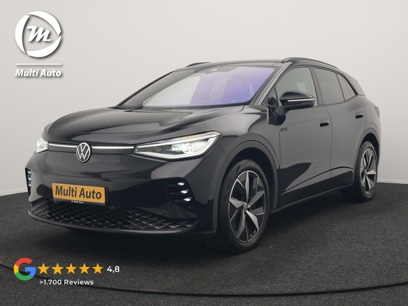 Volkswagen ID.4 GTX 4Motion 77 kWh 299pk Dealer O.H. | Panodak | Adaptive Cruise | Head Up | 360 Camera | Alcantara Sportstoelen Massage & Memory | IQ Light | Sfeerverlichting | Keyless | Blis | Stoelen & Stuur Verwarmd | Apple Carplay |