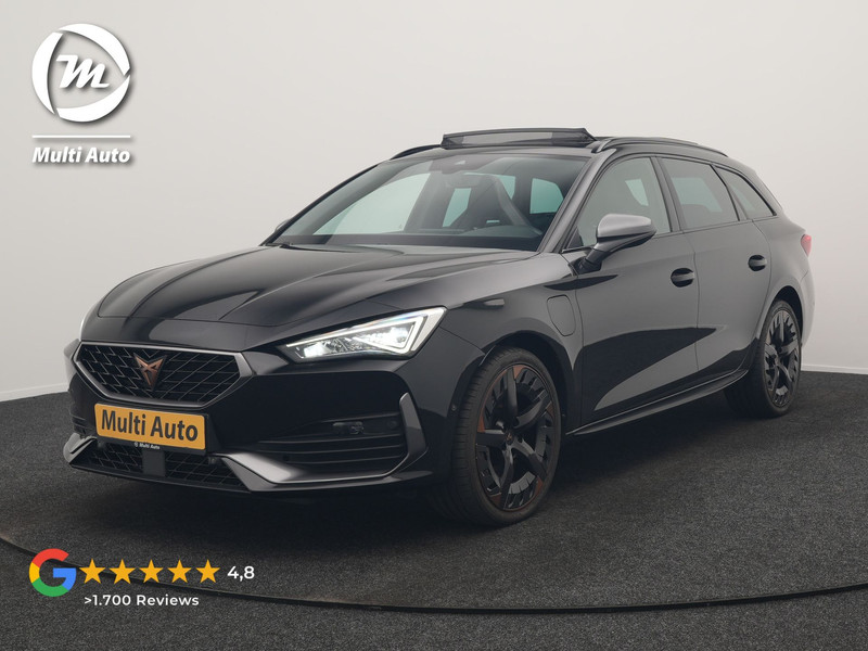 CUPRA Leon Sportstourer 1.4 e-Hybrid VZ Copper Edition PHEV 245pk Dealer O.H. | Panodak | Adaptive Cruise | Camera | Lederen Sportstoelen Memory & Verwarmd | Sfeerverlichting | Stuur Verwarmd | Apple Carplay | Keyless | Blis | Navigatie | DAB | Plug In Hybrid |
