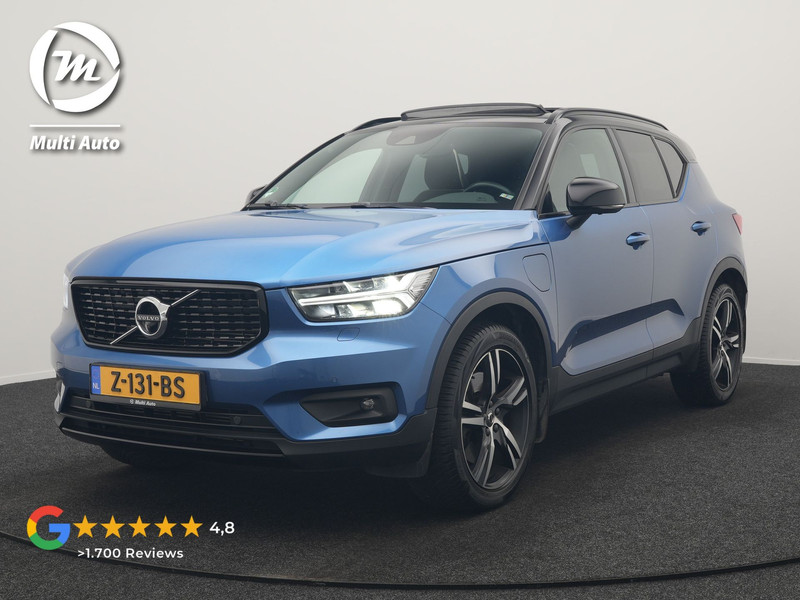 Volvo XC40 T5 Twin Engine R-Design PHEV 262pk | Trekhaak Af Fabriek | Panodak | Adaptive Cruise | 360 Camera | Harman / Kardon | Alcantara Sportstoelen Memory & Verwarmd | Apple Carplay | Stuur Verwarmd | Keyless | Blis | 19"L.M | Plug In Hybrid |