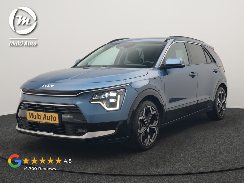 Kia Niro 1.6 GDi DynamicLine PHEV 182pk Dealer O.H. | Adaptive Cruise | Camera | Lederen Sportstoelen & Stuur Verwarmd | Keyless | Blis | Sfeerverlichting | Apple Carplay | Navigatie | DAB | Virtual | 18"L.M | Plug In Hybrid |