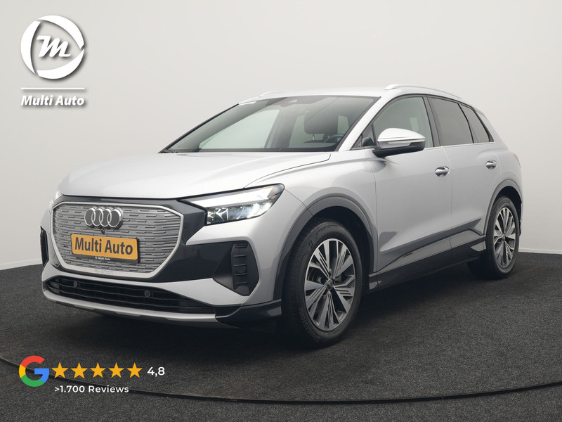 Audi Q4 E-Tron 50 quattro Advanced edition 82 kWh 300pk Dealer O.H. | Apple Carplay | Voorstoelen Verwarmd | Navigatie Plus | 19"L.M | LED | Cruise Control | DAB | Virtual |