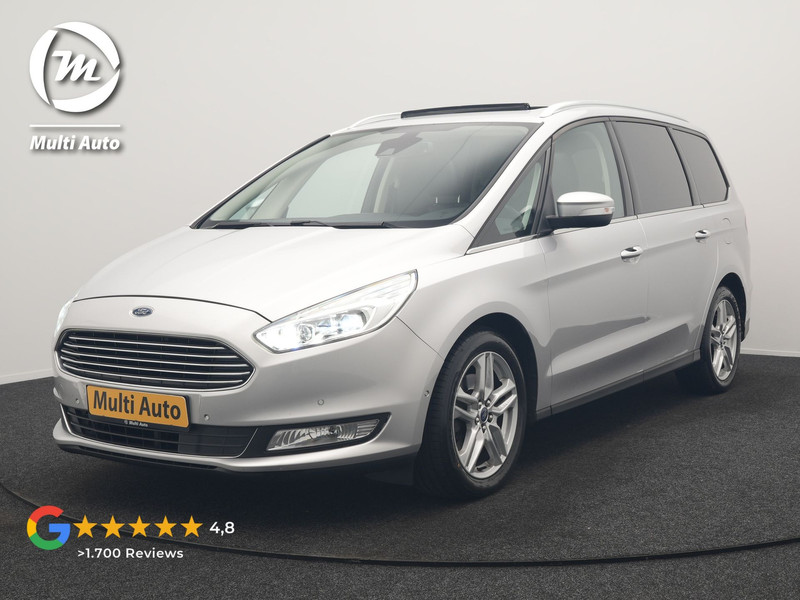 Ford Galaxy 2.0 Titanium Automaat 7 Persoons 241pk | Panodak | Trekhaak Afn. | Camera | Alcantara Sportstoelen Memory & Verwamd | Stuur Verwarmd | Keyless | Blis | Navigatie | DAB | Cruise Control |