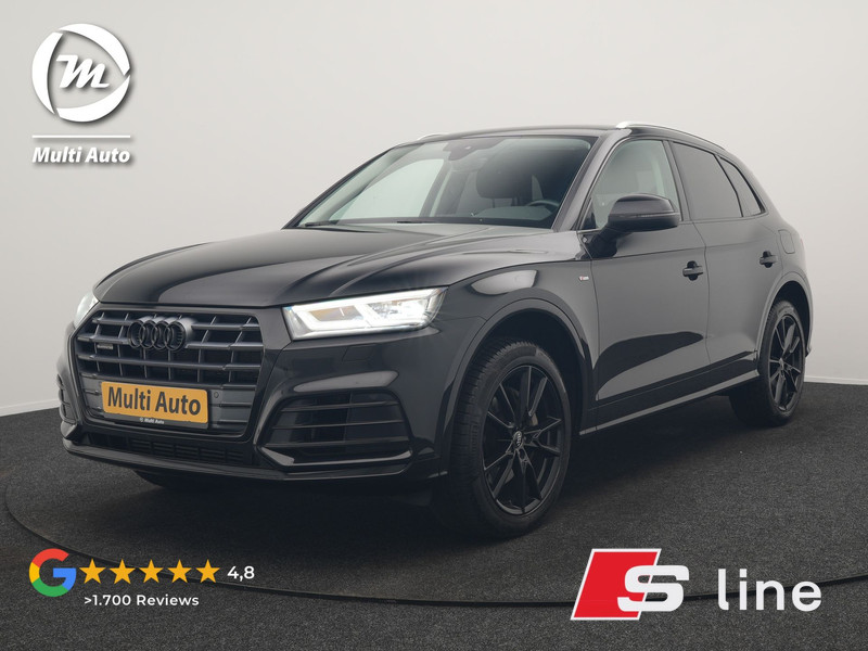 Audi Q5 50 TFSI e Quattro S Line PHEV 300pk Dealer O.H. | Trekhaak Af Fabriek | Sportstoelen Verwarmd | Keyless | 20"L.M | Apple Carplay | Virtual Cockpit | Navigatie | DAB | Plug In Hybrid |