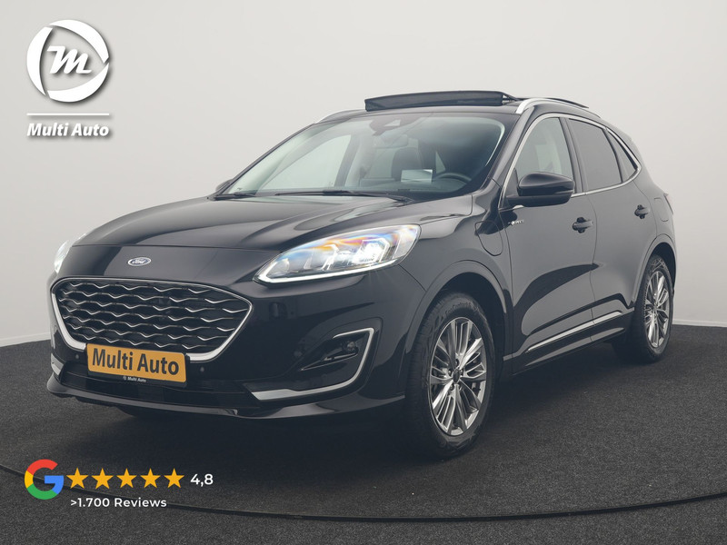 Ford Kuga 2.5 Vignale PHEV 225pk Dealer O.H. | Panodak | Head Up | Camera | Bang & Olufsen | Lederen Sportstoelen Memory & Verwarmd | Stuur Verwarmd | Keyless | Apple Carplay | Navigatie | DAB | Plug In Hybrid |