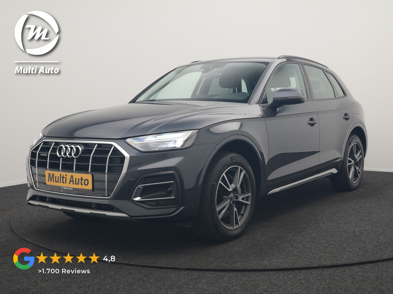 Audi Q5 50 TFSI e Pro Line PHEV 300pk Dealer O.H. | Trekhaak Af Fabriek | Camera | Voorstoelen Verwarmd | Sfeerverlichting | Virtual Cockpit | Navigatie | Cruise Control | DAB | 19"L.M | Plug In Hybrid |