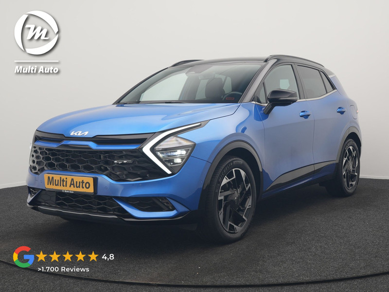 Kia Sportage 1.6 T-GDi AWD GT-Line PHEV 266pk Dealer O.H. | Adaptive Cruise | 360 Camera | Harman/Kardon | Lederen Sportstoelen Memory & Ventilatie | Keyless | Blis | Stoelen & Stuur Verwarmd | Apple Carplay | Navigatie | DAB | Plug In Hybrid |