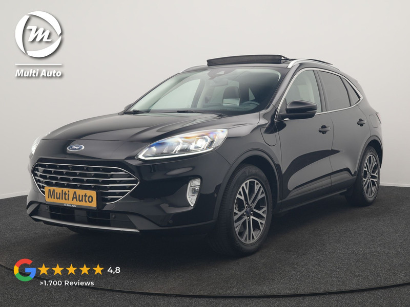 Ford Kuga 2.5 Titanium X PHEV 225pk Dealer O.H. | Trekhaak Afn. | Panodak | Adaptive Cruise | Head Up | 360 Camera | Bang & Olufsen | Sportstoelen & Stuur Verwarmd | Apple Carplay | Keyless | Blis | Navigatie | DAB | Plug In Hybrid |