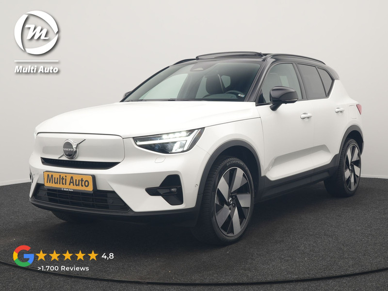Volvo XC40 Recharge Ultimate 69 kWh 231pk Dealer O.H. | Panodak | Adaptive Cruise | Warmtepomp | 360 Camera | Harman / Kardon | Alcantara Sportstoelen Memory & Verwarmd | Stuur Verwarmd | Keyless | Blis | Apple Carplay | Google Assistent |