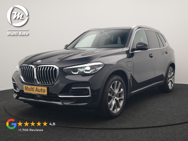 BMW X5 xDrive45e X Line PHEV 395pk Dealer O.H. | Luchtvering | Camera | Adaptief Onderstel | Lederen Sportstoelen Memory | Hifi Audio | Apple Carplay | Sfeerverlichting | Navigatie | DAB | Plug In Hybrid |