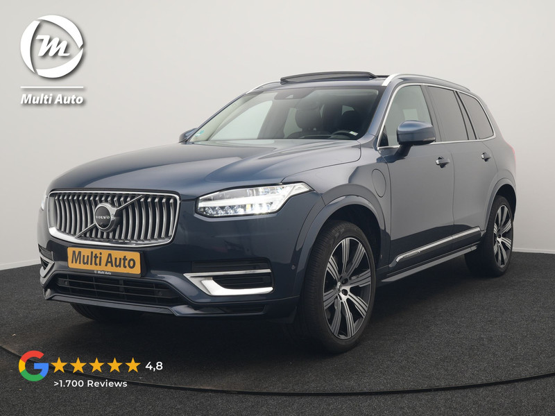 Volvo XC90 T8 Recharge AWD Inscription 7 Persoons  PHEV 395pk Dealer O.H | Panodak | Head Up | Adaptive Cruise | Nappa  Lederen Sportstoelen Memory & Verwarmd | Harman / Kardon | 360 Camera | Blis | Apple Carplay | Keyless | Navigatie | Virtual | 21" L.M | DAB | Plug In Hybrid |