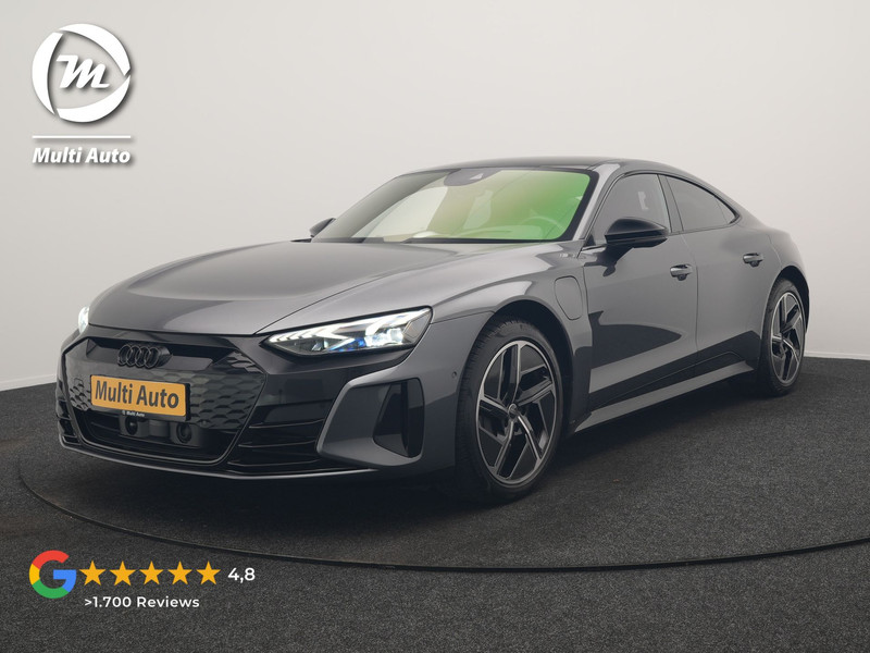 Audi e-tron GT 93 kWh 476pk Dealer O.H | Panodak | Head Up | Adaptive Cruise | 360 Camera | Laser LED | Bang & Olufsen | Lederen Sportstoelen Memory & Ventilatie | Keyless | Blis | Stuur & Stoelen Verwarmd | Navigatie | Virtual | DAB | 20"L.M |