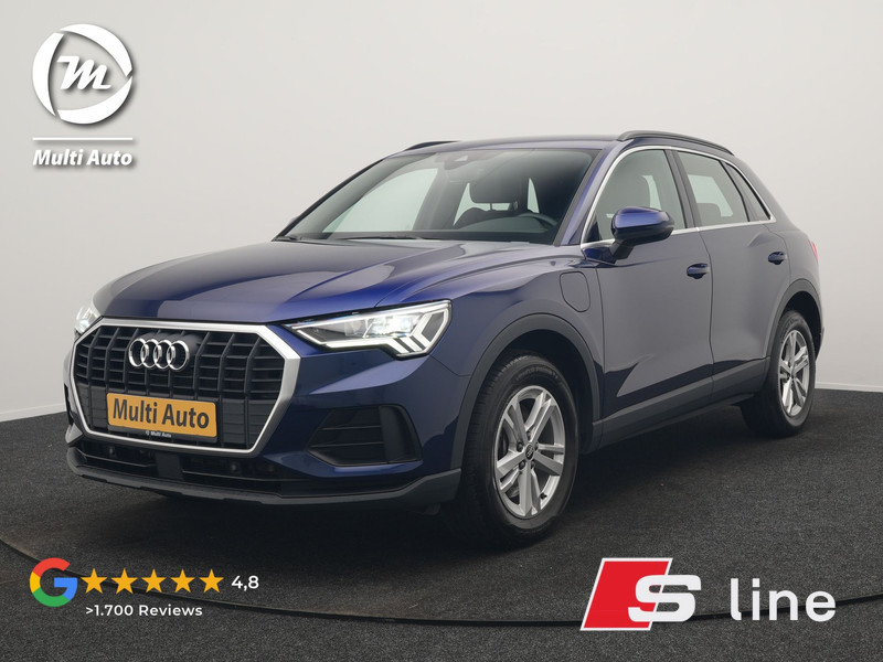 Audi Q3 45 TFSI e S-Line PHEV 245pk Dealer O.H Adaptive Cruise | Camera | Blis | S-line Interieur | Lederen Sportstoelen Verwarmd | Sportstuur | Navigatie | Virtual | DAB | 17"L.M |