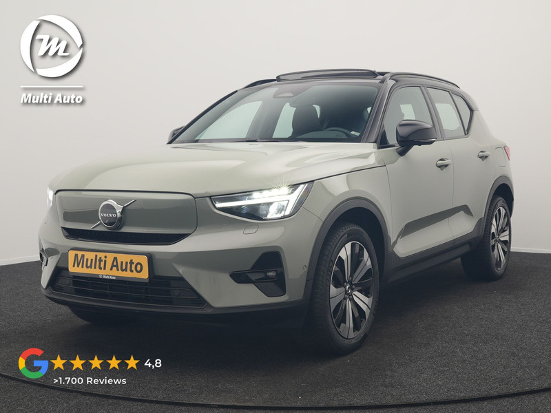 Volvo XC40 Ultimate Recharge Pure 69kWh 231pk Dealer O.H. | Panodak | Warmtepomp | Adaptive Cruise | 360 Camera | Harman / Kardon | Sportstoelen Memory & Verwarmd | Keyless | Blis | Apple Carplay | Google Assistent | DAB |