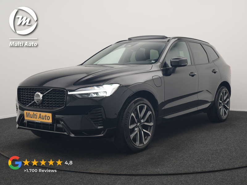 Volvo XC60 T8 AWD R-Design LONG RANGE PHEV 455pk Dealer O.H. | Trekhaak Af Fabriek | Panodak | Adaptive Cruise | 360 Camera | Harman / Kardon | Keyless | Stuur Verwarmd | Google Assistent | Apple Carplay | DAB |