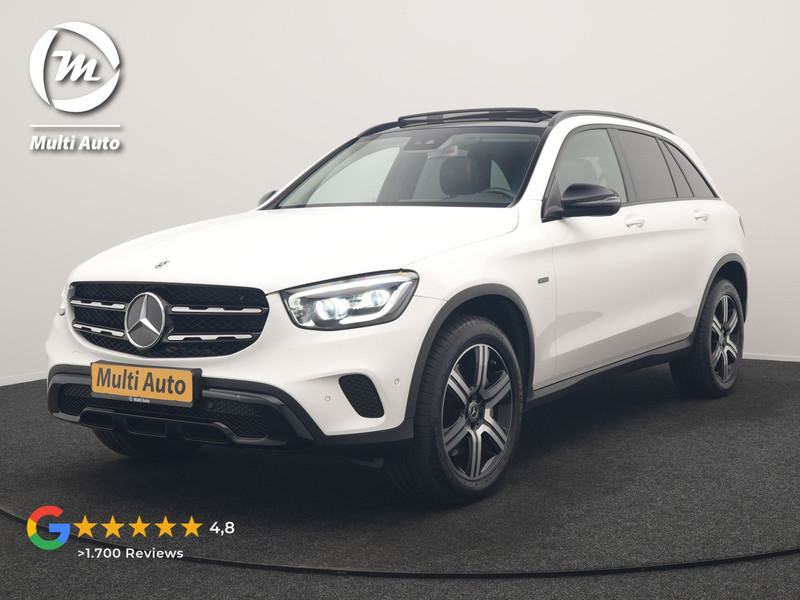 Mercedes-Benz GLC-Klasse 300e 4MATIC Advantage PHEV 313pk Dealer O.H. | Trekhaak Af Fabriek | Panodak | Burmester Audio | Sportstoelen Verwarmd | Sfeerverlichting | Blis | Apple Carplay | Navigatie | DAB | Cruise Control | Plug In Hybrid |
