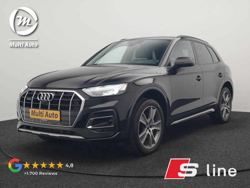 Audi Q5 50 TFSI e S Line PHEV 300pk Dealer O.H. | Matrix LED | 360 Camera | Bang & Olufsen Audio | Sfeerverlichting | Keyless | Elektrische Sportstoelen Verwarmd | Navigatie | DAB | Cruise Control | Plug In Hybrid |