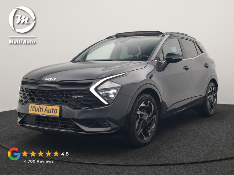 Kia Sportage 1.6 T-GDi AWD GT-PlusLine PHEV 265pk Dealer O.H. | Panodak | Adaptive Cruise | 360 Camera | Harman / Kardon | Lederen Sportstoelen Ventilatie & Memory | Keyless | Blis | Stoelen & Stuur Verwarmd | Sfeerverlichting | Apple Carplay | 19"L.M | Plug In Hybrid |