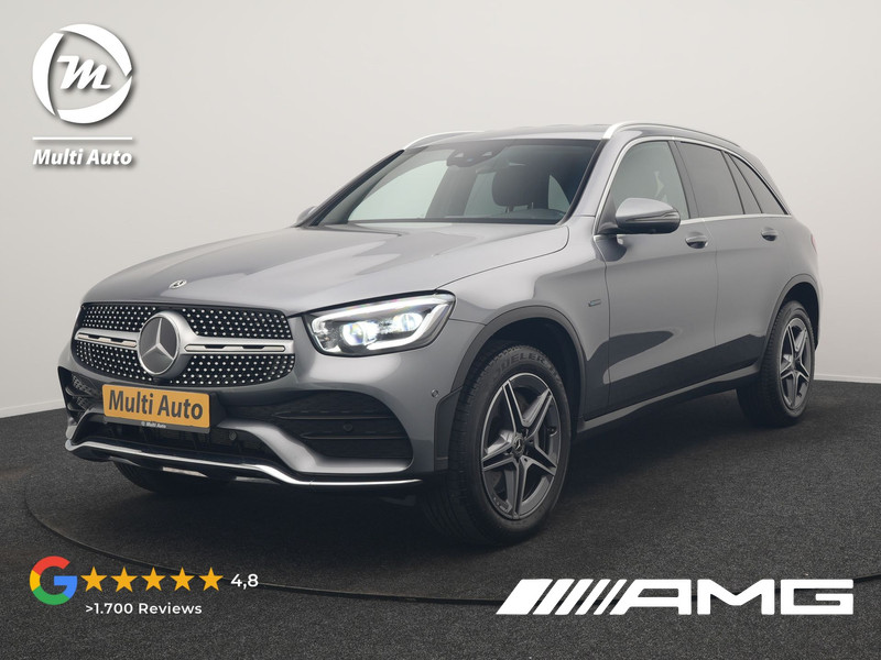 Mercedes-Benz GLC-Klasse 300e 4MATIC Business Solution AMG PHEV 313pk Dealer O.H. | Trekhaak Afn. | Adaptive Cruise | Head Up | 360 Camera | Multi Beam LED | Lederen Sportstoelen Memory & Massage | Sfeerverlichting | Stoelverwarming | Apple Carplay | Blis | Navigatie | DAB | Plug In Hybrid |