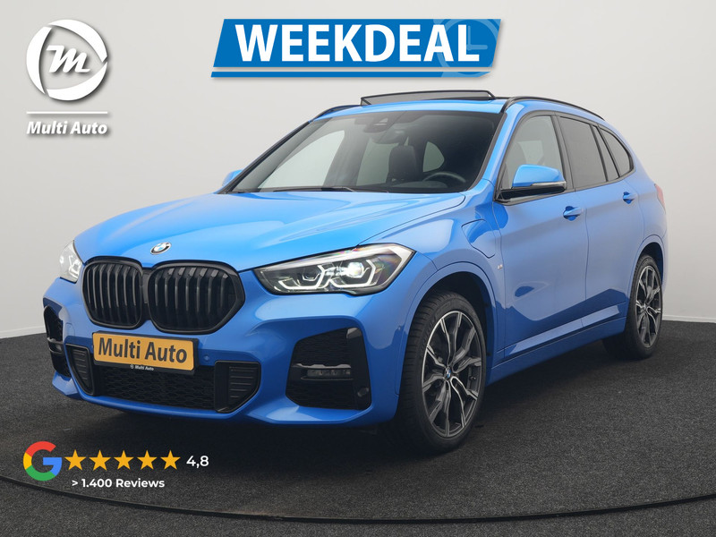 BMW X1 xDrive25e M Sport PHEV 221pk Dealer O.H | Trekhaak Afn. | Panodak | Camera | Sportstoelen & Sportstuur Verwarmd | Hifi Audio | Cruise Control | Sfeerverlichting | Navigatie | DAB | 19"L.M | Plug In Hybrid |