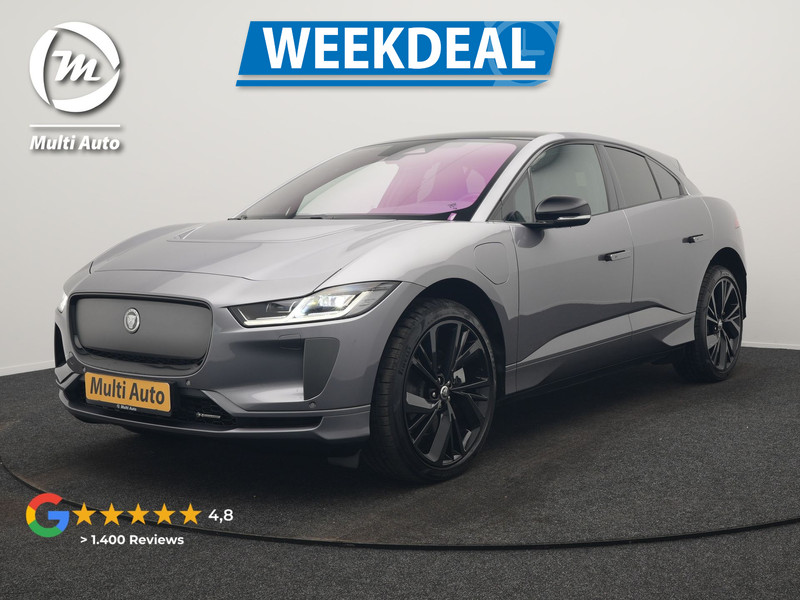 Jaguar I-PACE EV400 R-Dynamic 90kWh HSE FACELIFT MODEL INCL BTW | Luchtvering | Panodak | Adaptive Cruise | Lederen Schaalstoelen Memory & Ventilatie | Alcantara Hemel |  22"L.M | Head Up | Meridian Sound | Keyless | Apple Carplay |