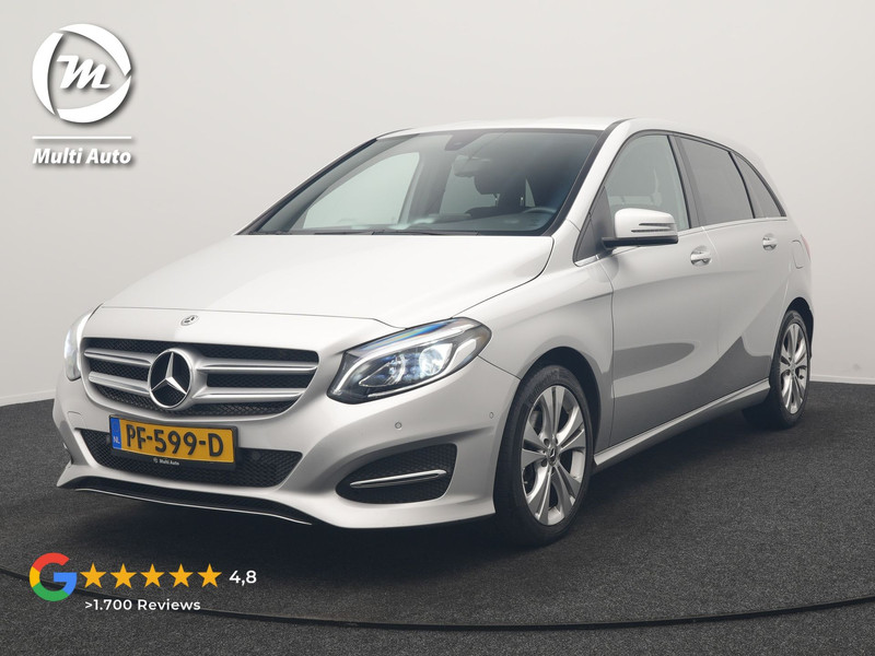 Mercedes-Benz B-Klasse 180 123pk Dealer O.H | Trekhaak | Camera | Cruise Control | Led Koplampen | Navigatie | Lederen Sportstoelen | 17"L.M |