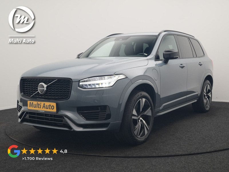 Volvo XC90 T8 Recharge AWD R-Design Long Range PHEV 456pk Dealer O.H | Adaptive Cruise | Camera | Lederen Sportstoelen Memory & Verwarmd | Apple Carplay | Keyless | BLIS | Pilot Assist | Stuurverwarming | Virtual | Navigatie | DAB | 20"L.M | Plug In Hybrid |