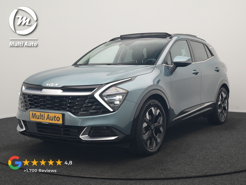 Kia Sportage 1.6 T-GDi Spirit PHEV 266pk Dealer O.H | Panodak | Adaptive Cruise | 360 Camera | Sportstoelen Verwarmd | Apple Carplay | Keyless | BLIS | Stuurverwarming | Pilot Assist | Virtual | Navigatie | DAB | 19"L.M | Plug In Hybrid |