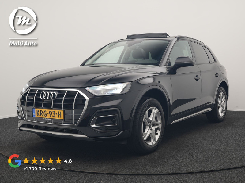 Audi Q5 50 TFSI e Advanced edition PHEV 300pk | Trekhaak Af Fabriek | Panodak | 360 Camera | Lederen Comfortzetels Verwarmd | Cruise Control | Virtual | Navigatie | DAB | Plug In Hybrid |