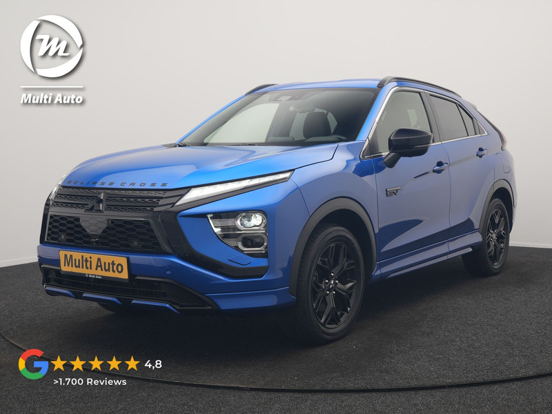Mitsubishi Eclipse Cross 2.4 Black Edition PHEV 177pk Dealer O.H | 360 Camera | Adaptive Cruise | Alcantara Sportstoelen & Stuur Verwarmd | Keyless | Navigatie Via TomTom | 18" L.M | DAB | Plug In Hybrid |