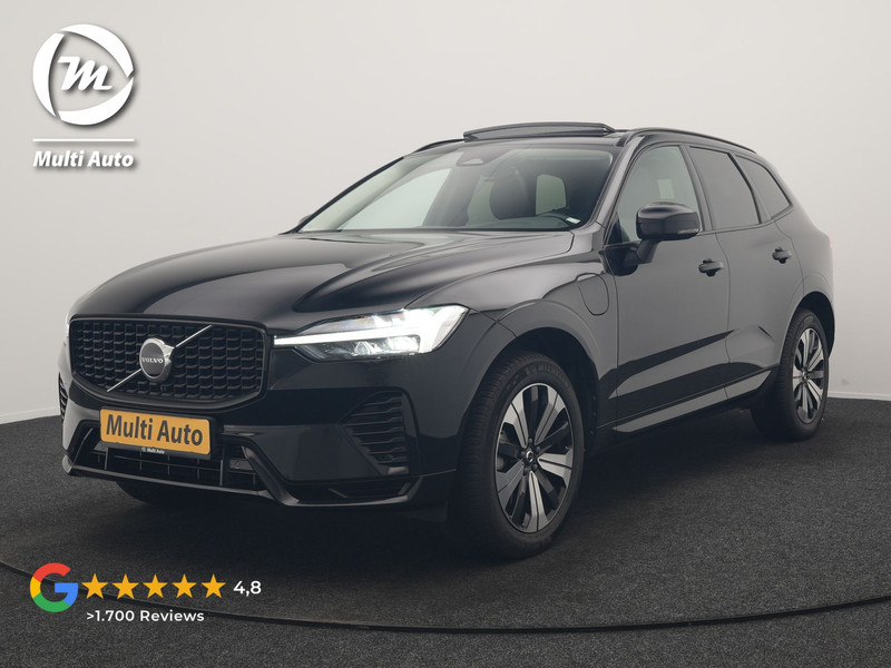 Volvo XC60 T6 AWD Plus Dark PHEV 350pk Dealer O.H. | Panodak | Camera | Lederen Sportstoelen Memory & Verwarmd | Google Assistent | Stuur Verwarmd | Apple Carplay | Keyless | Navigatie | DAB | Cruise Control | Plug In Hybrid |